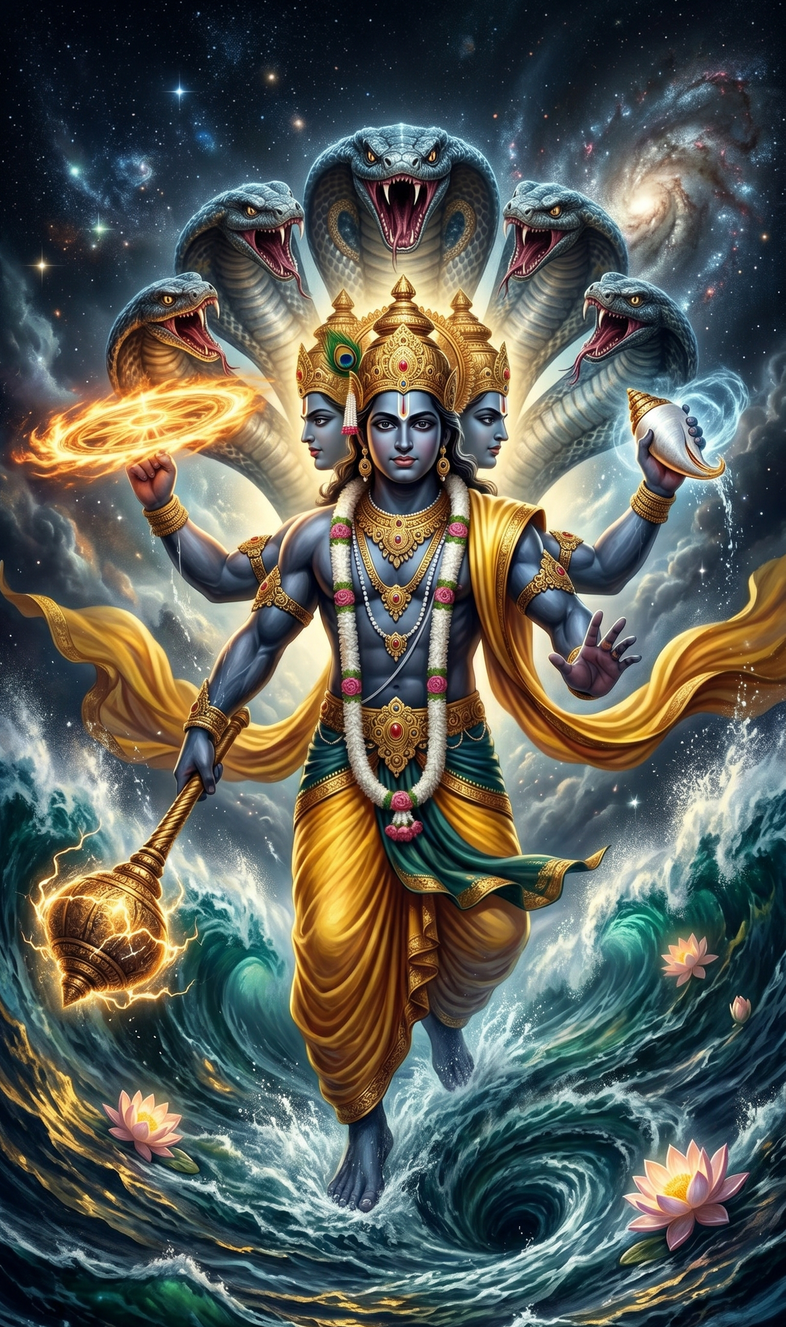A powerful Vishnu