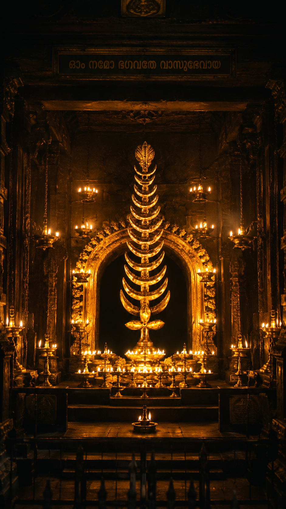 Sacred Glow of Vadakkunnathan